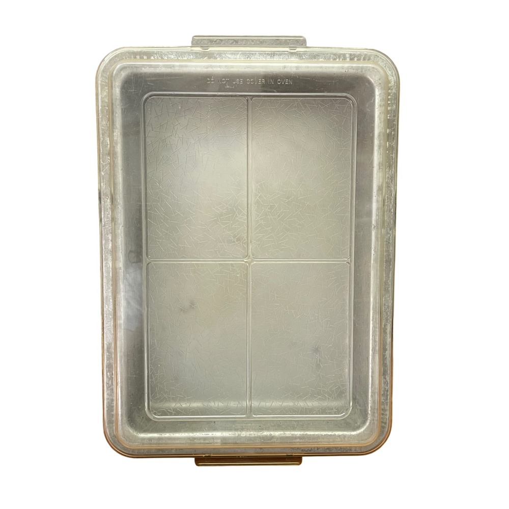 Vintage REMA Aluminum 13x9x2 1/4 Double Wall Air Bake Pan Lid brownies lasagna